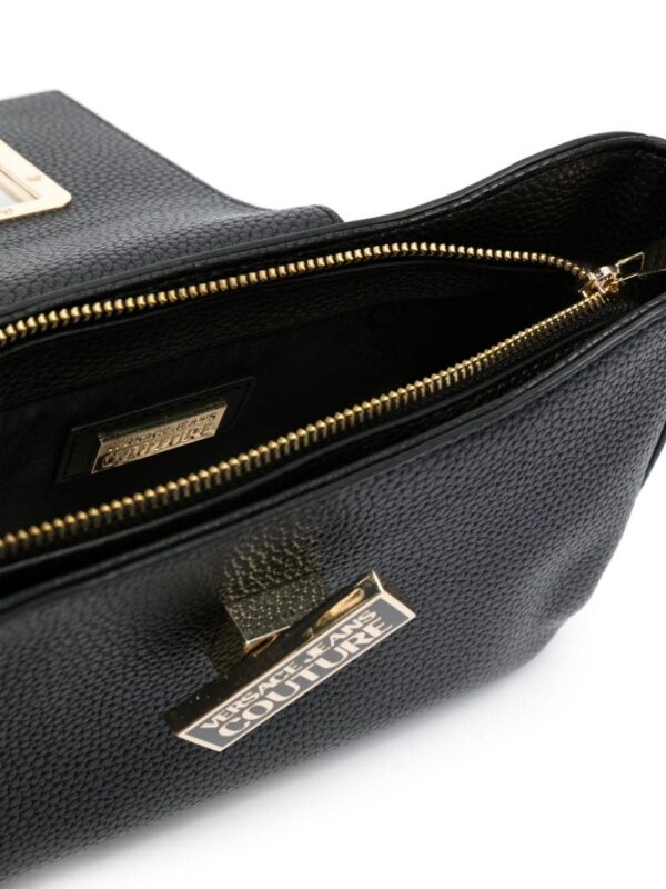 Versace Jeans Couture macramé-handle logo tote bag