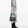 Versace Jeans Couture macramé-handle logo tote bag