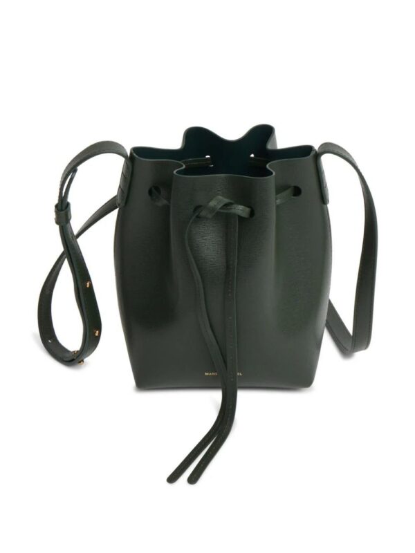 Mansur Gavriel  Mini Mini logo-print bucket bag