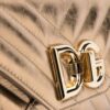 Dolce & Gabbana logo-plaque quilted leather shoulder bag
