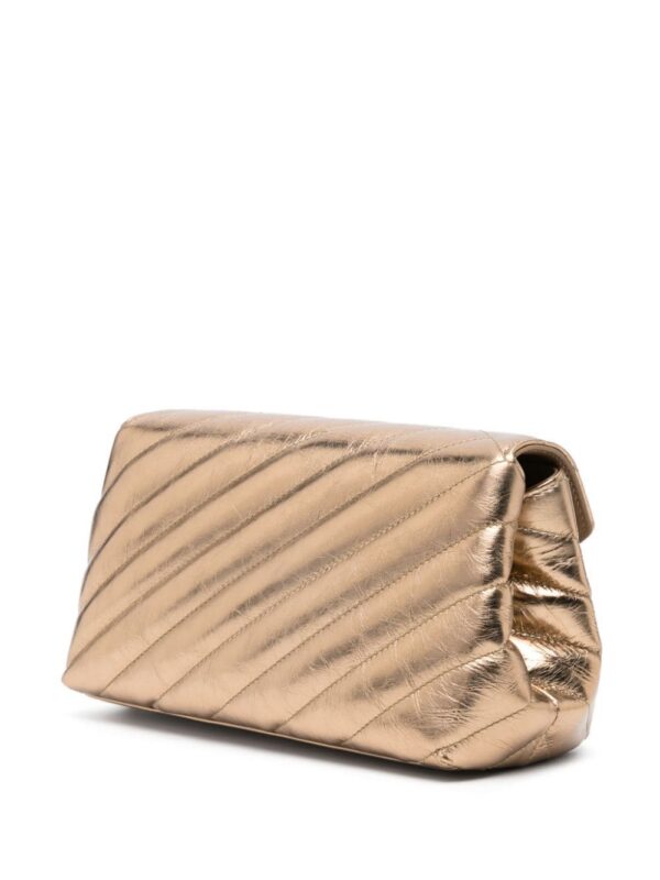 Dolce & Gabbana logo-plaque quilted leather shoulder bag