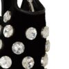 Balmain crystal-embellished velvet tote bag