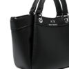 21271120_51349175_1000.jpg Armani Exchange logo-debossed grained-texture tote bag