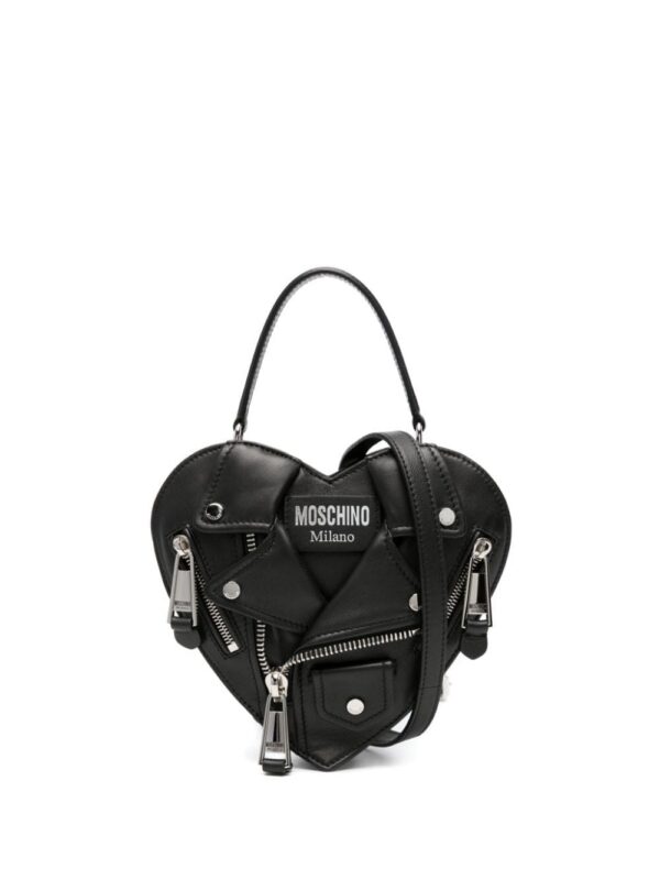 21271350_51249574_1000.jpg Moschino Biker heart-shaped tote bag
