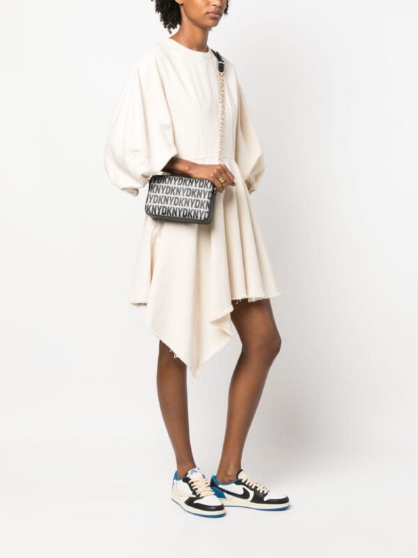 DKNY Sara logo-print leather crossbody bag
