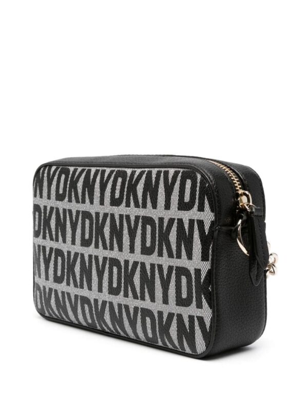 DKNY Sara logo-print leather crossbody bag