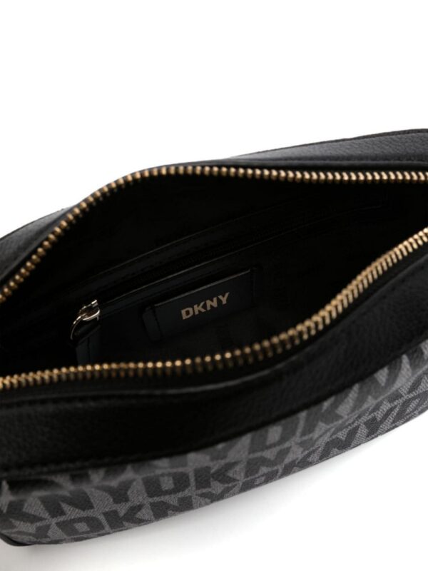DKNY Sara logo-print leather crossbody bag