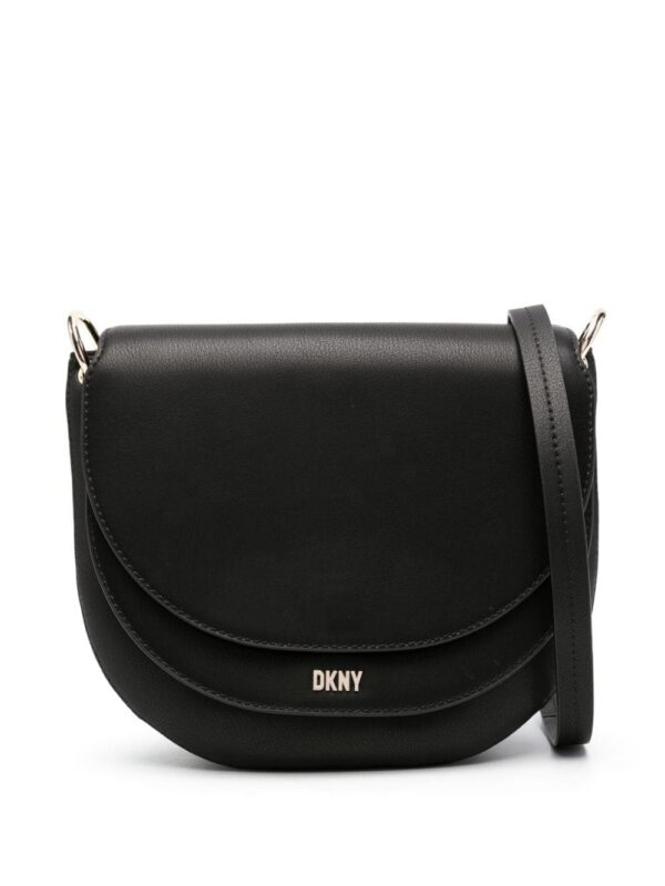 21293847_51252032_1000.jpg DKNY logo-lettering leather crossbody bag