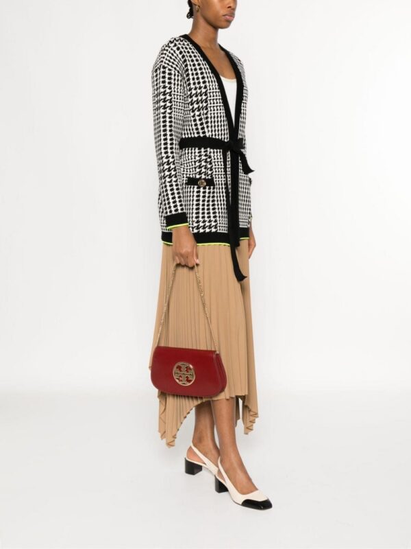 Tory Burch Double T-plaque leather shoulder bag