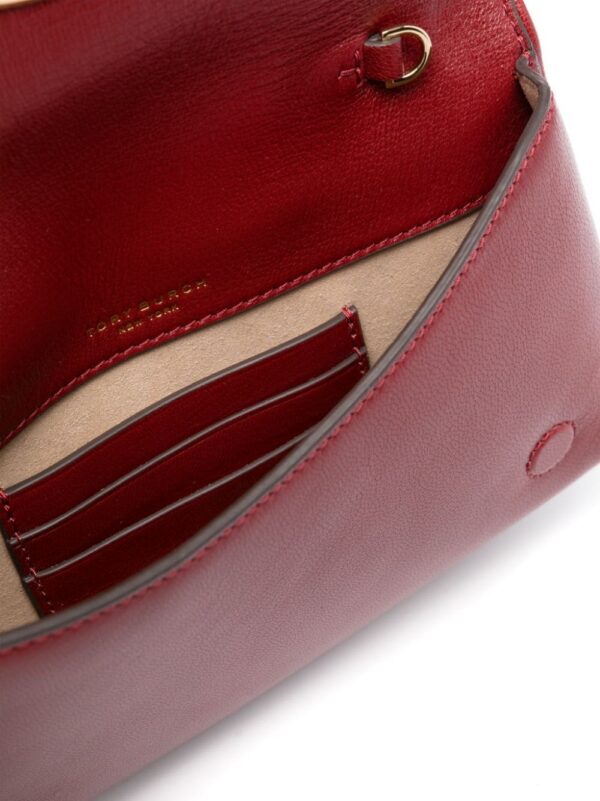 Tory Burch Double T-plaque leather shoulder bag