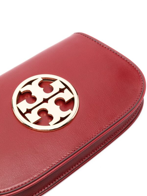 Tory Burch Double T-plaque leather shoulder bag
