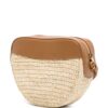Saint Laurent Le Coeur raffia crossbody bag