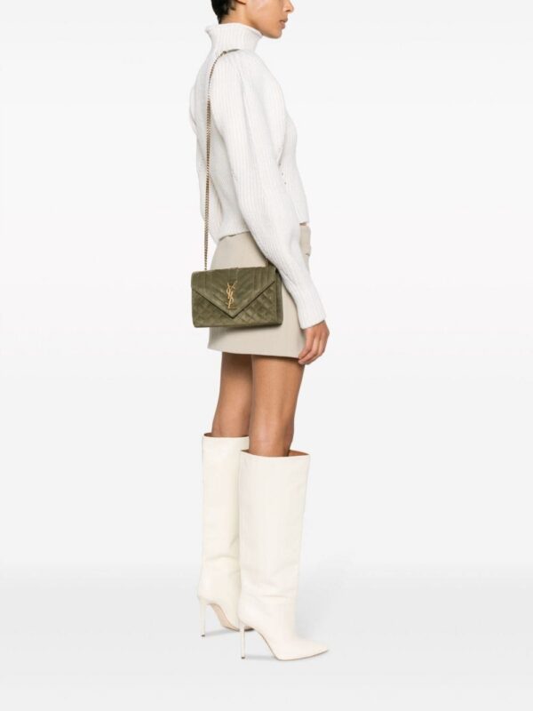 Saint Laurent Envelope quilted shoulder bag