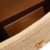 Saint Laurent Solferino raffia shoulder bag