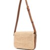 Saint Laurent Solferino raffia shoulder bag