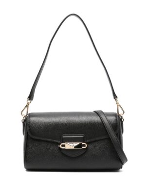 21370296_51675401_1000.jpg Michael Michael Kors Fleur logo-engraved leather shoulder bag