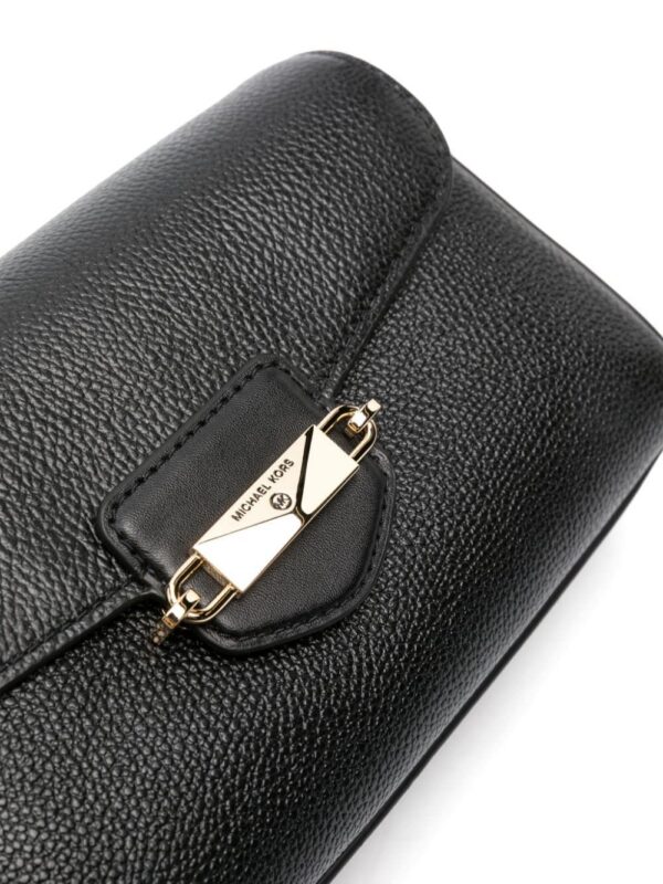 21370296_51675407_1000.jpg Michael Michael Kors Fleur logo-engraved leather shoulder bag