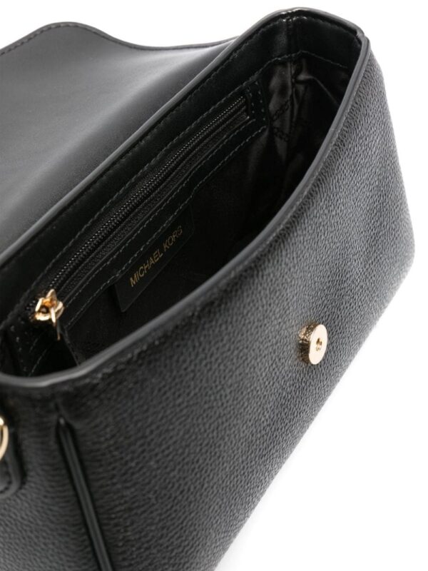 21370296_51675409_1000.jpg Michael Michael Kors Fleur logo-engraved leather shoulder bag