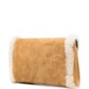 Versace La Medusa suede shoulder bag