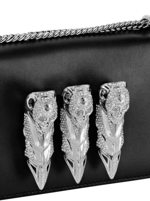 21463384_52651371_1000.jpg Philipp Plein skull-appliqué leather shoulder bag