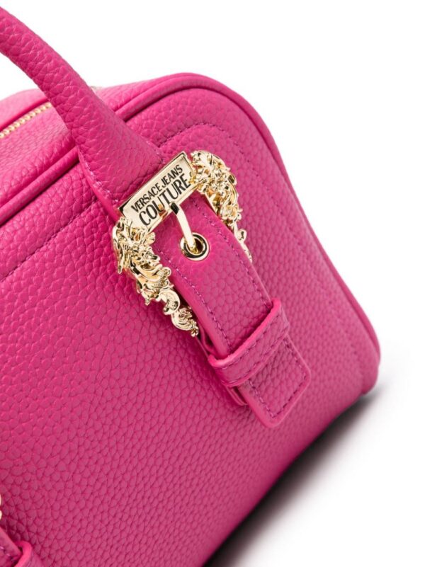 21477907_51461254_1000.jpg Versace Jeans Couture logo-engraved decorative-buckle tote bag