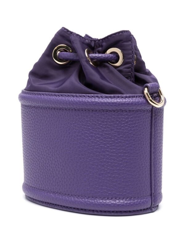21478643_51460275_1000.jpg Versace Jeans Couture logo-engraved decorative-buckle bucket bag