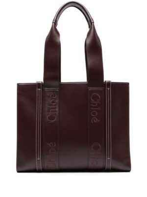 21483367_51467399_1000.jpg Chloé Woody leather tote bag