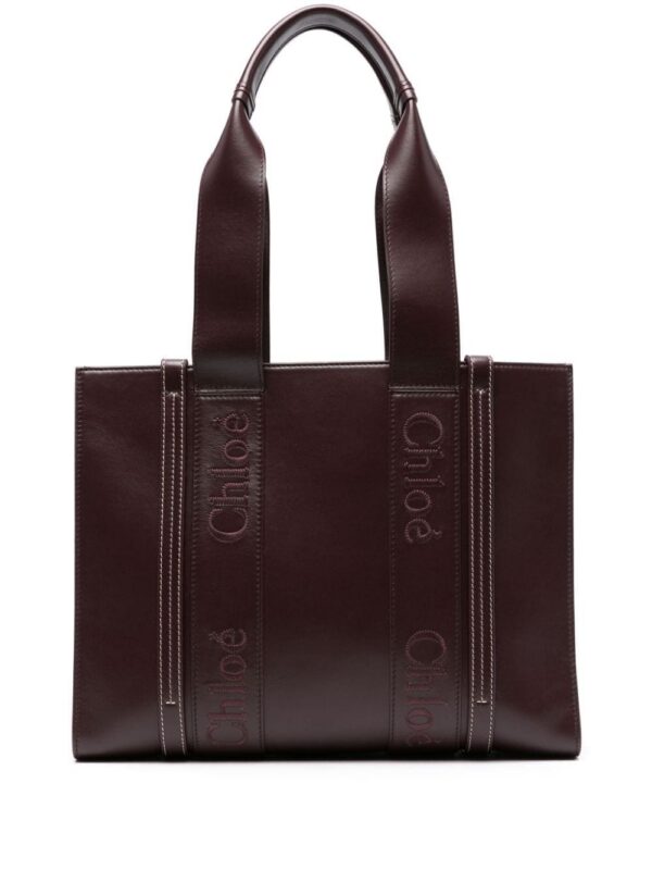 21483367_51467399_1000.jpg Chloé Woody leather tote bag