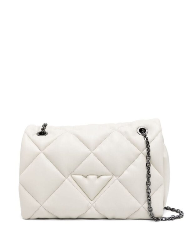 21489541_51487260_1000.jpg Emporio Armani logo-embossed quilted shoulder bag