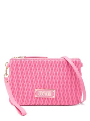21490146_51508555_1000.jpg Versace Jeans Couture logo-plaque matelassé-effect crossbody bag