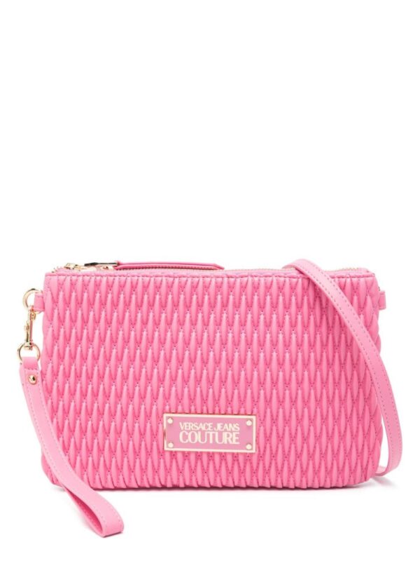 21490146_51508555_1000.jpg Versace Jeans Couture logo-plaque matelassé-effect crossbody bag