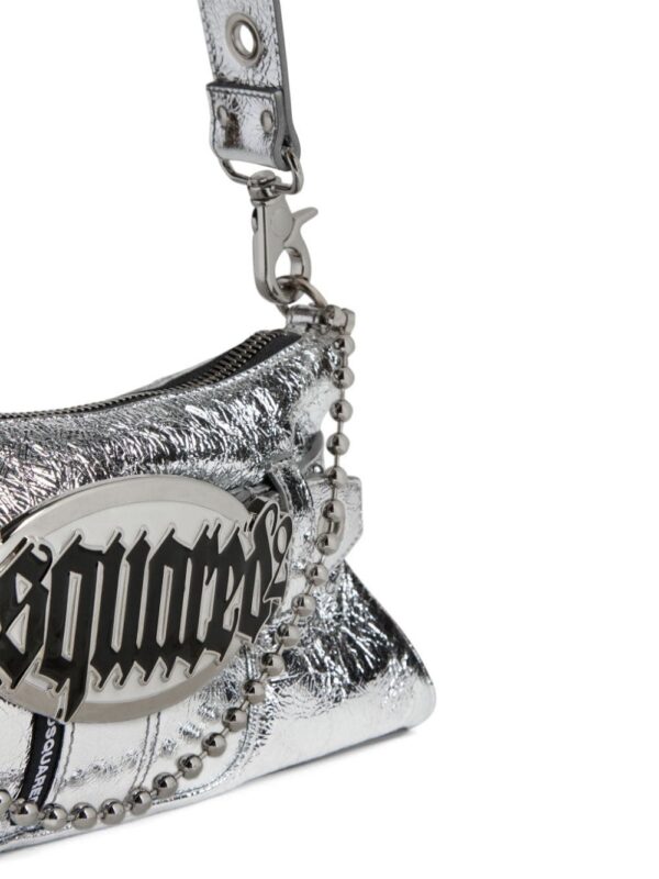 21498180_52030689_1000.jpg DSQUARED2 logo-plaque metallic shoulder bag