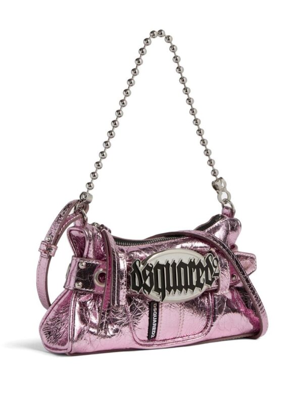 21500035_52131273_1000.jpg DSQUARED2 Gothic logo-plaque clutch bag