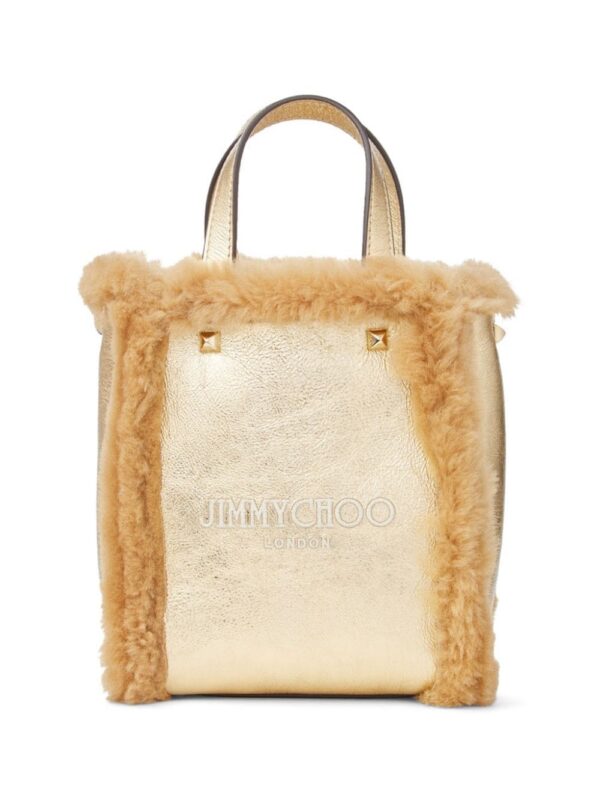 21503082_51441329_1000.jpg Jimmy Choo Mini N/S shearling tote bag