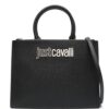 21509707_51562098_1000.jpg Just Cavalli logo-lettering faux-leather tote bag