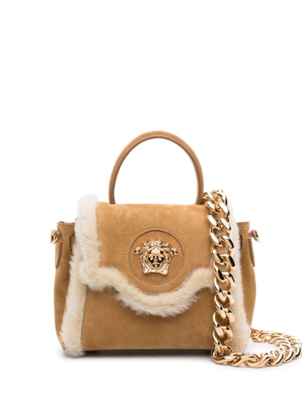 21515957_51539765_1000.jpg Versace La Medusa suede tote bag