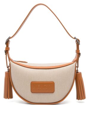 21525580_51626314_1000.jpg Kenzo Kenzo 18 leather-trim shoulder bag