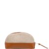 21535171_51688402_1000.jpg Chloé leather-trim linen pouch