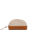 21535171_51688418_1000.jpg Chloé leather-trim linen pouch