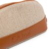 21535171_51688420_1000.jpg Chloé leather-trim linen pouch