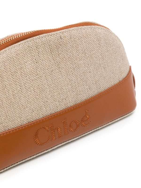 21535171_51688420_1000.jpg Chloé leather-trim linen pouch