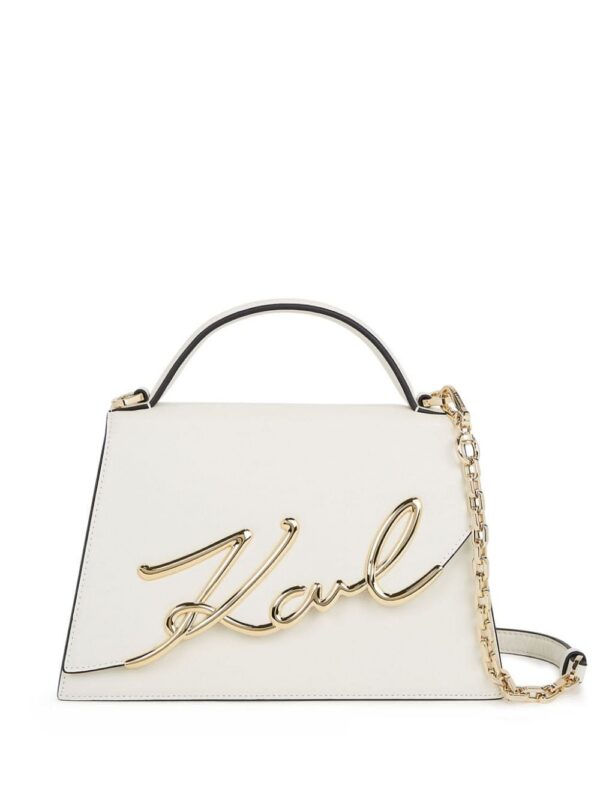 21539279_52498653_1000.jpg Karl Lagerfeld medium Signature leather crossbody bag