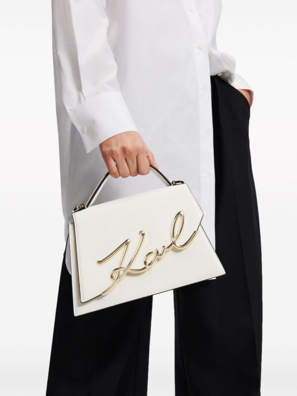 21539279_52498728_1000.jpg Karl Lagerfeld medium Signature leather crossbody bag
