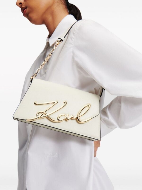 21539299_52502848_1000.jpg Karl Lagerfeld medium Signature leather shoulder bag