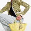 Karl Lagerfeld Ikonik perforated tote bag