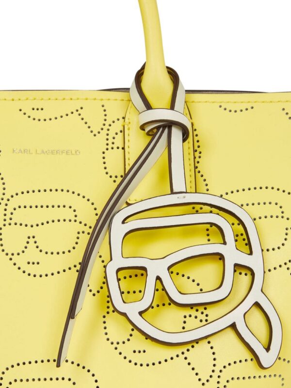 Karl Lagerfeld Ikonik perforated tote bag