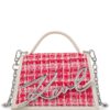 21539400_52497398_1000.jpg Karl Lagerfeld small Signature bouclé top-handle bag