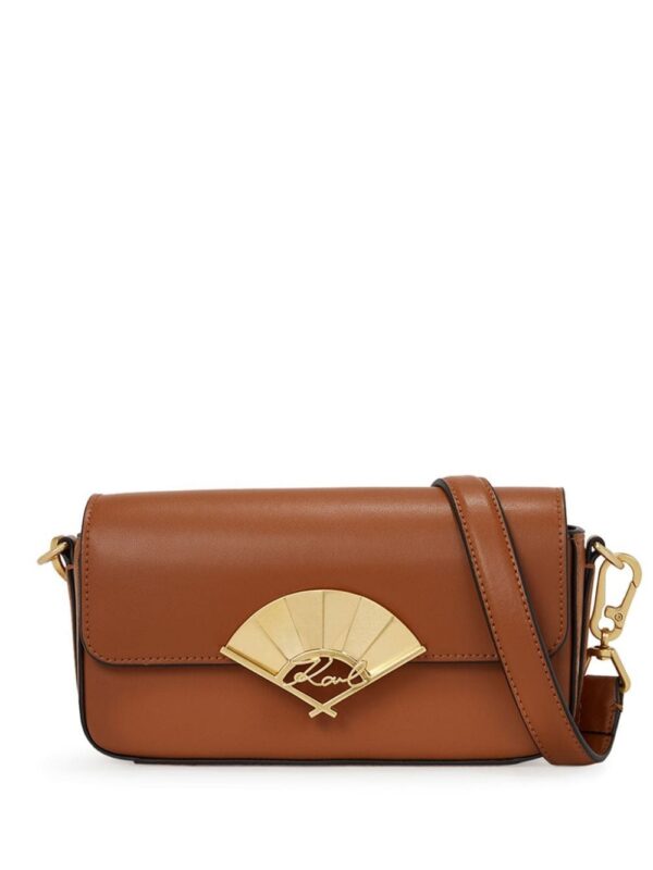21539422_52496580_1000.jpg Karl Lagerfeld small Signature Fan leather crossbody bag