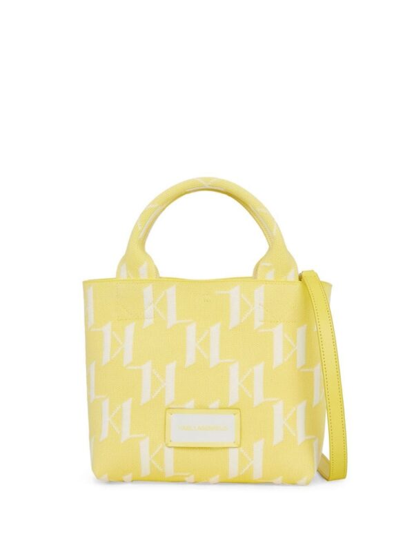 21540186_52497442_1000.jpg Karl Lagerfeld small K/Monogram knitted tote bag