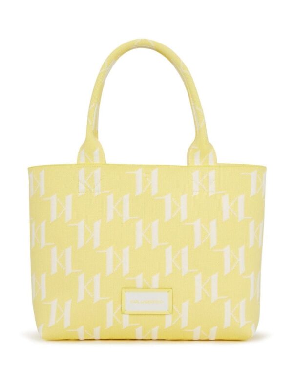 Karl Lagerfeld medium K/Monogram knitted tote bag